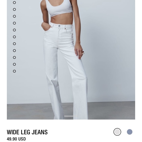 Zara Denim - Zara wide leg jeans